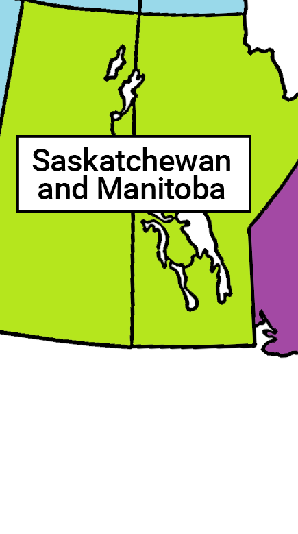 Saskatchewan et Manitoba